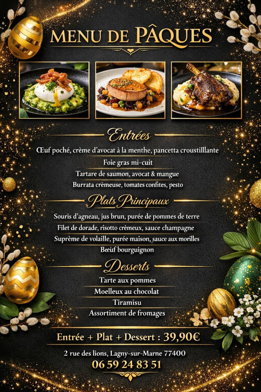 Modern - restaurant Lagny-sur-Marne - manger a CARNETIN